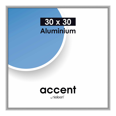 Nielsen Design Nielsen Photo Frame 54124 Accent Mat Silver 30x30 cm