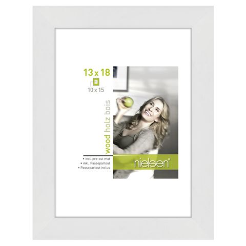 Nielsen Design Nielsen Photo Frame 8988002 Apollon White 13x18 10x15 cm