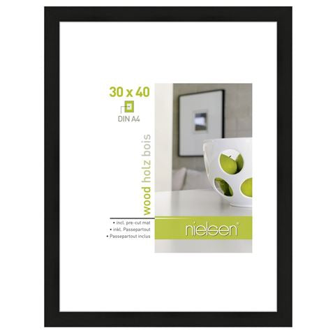 Nielsen Design Nielsen képkeret 8988016 Apollon Black 30x40 21x29,7 cm