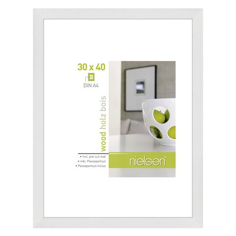 Nielsen Design Nielsen Photo Frame 8988017 Apollon branco 30x40 21x29.7 cm