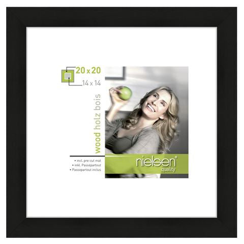 Nielsen Design Nielsen fotoram 8988051 Apollon Black 20x20 14x14 cm