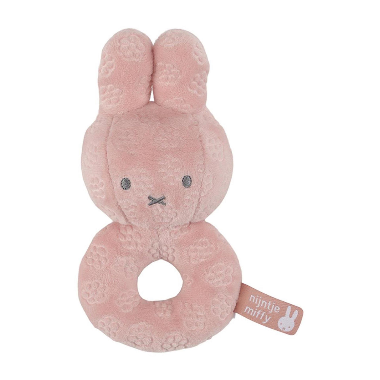 Little dutch nijntje rammelaar pink flower grs