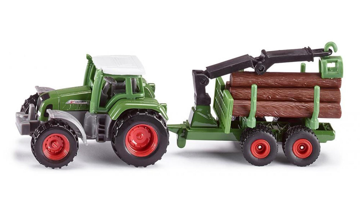 Siku 1645 Trattore con trailer forestale 1:72