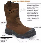 No risk werklaars hawick aqua-tex xw 1674.02 metaalvrij s3 | bruin | maat 42 - 00.071.011.42