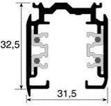 Nordic sín alumínium 3 fázis 1 méter 5050002