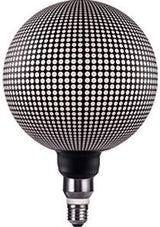 Enzo nordlux led globe g200 e27 5-10w 2700k magician stippen zwart - 2760450