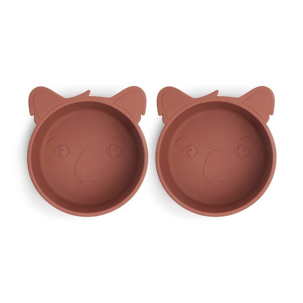 Nuuroo nuuroo Alex silicone Deep Plate 2-pack koala