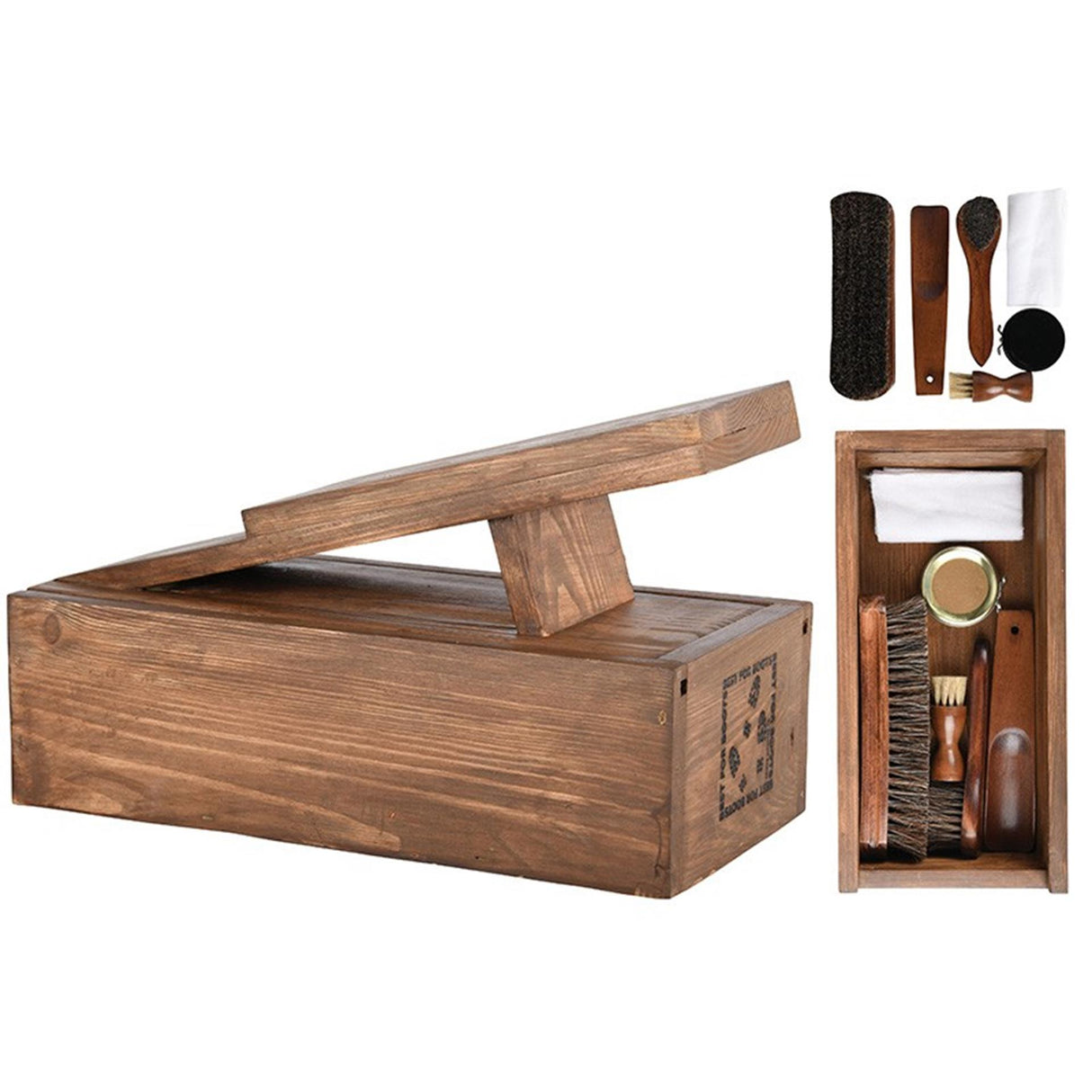 Esschert design schoenenpoetsset