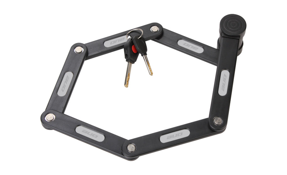 One Folds Lock 20,85 20mm 85 cm svartgrå