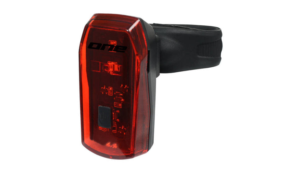 En R.Light 10 baklys med silicn bekreftelse 6 lumen svart