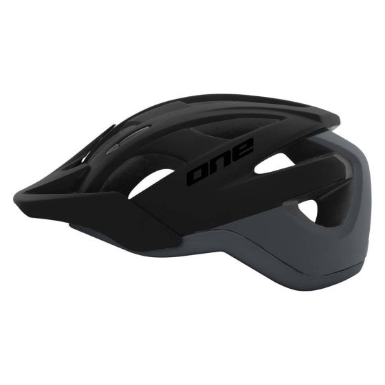 One Trail Pro Bicycle Helmet Black Grigio scuro M (55-58 cm)