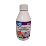 Hg ontkleurder doorgelopen witte was