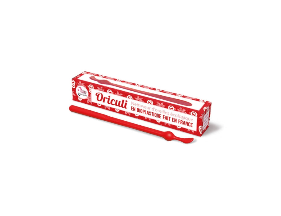 Lamazuna oriculi fülbíró - bioplasztikus - piros