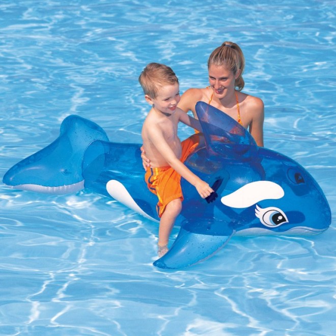 Intex - Ride à baleine animale gonflable - 152 x 114 cm