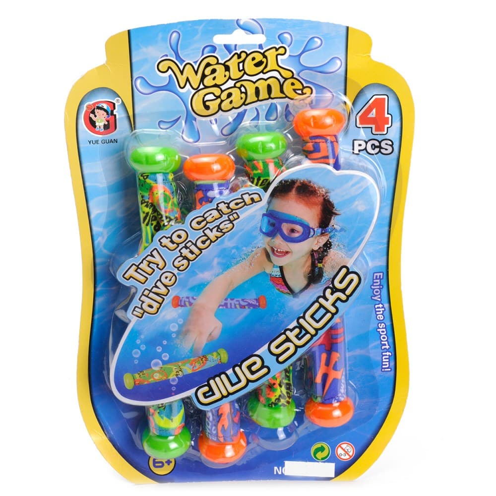 Jonotoys water game pop-up sticks 4 pieces
