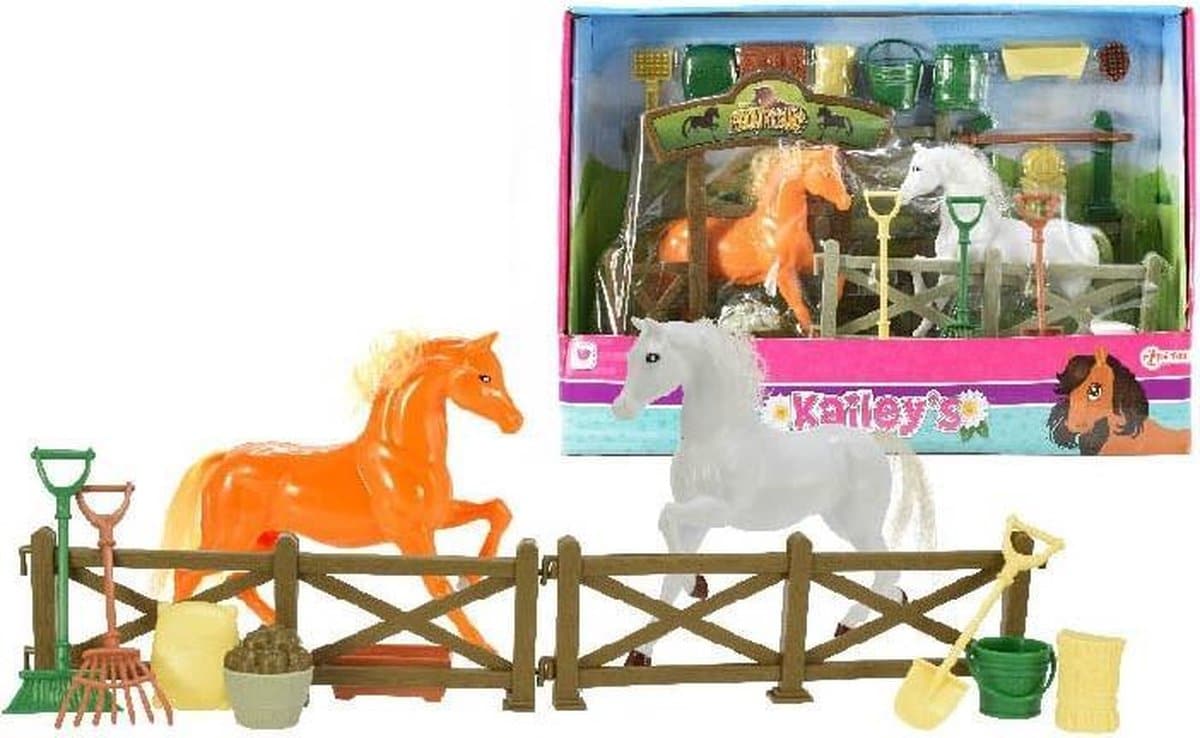 Toi-toys Play Set Kailey Apos; S koně stabilní