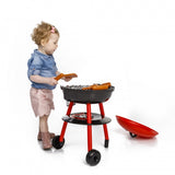Paradiso legetøj legetøj grill 50 cm 30-delt rød sort