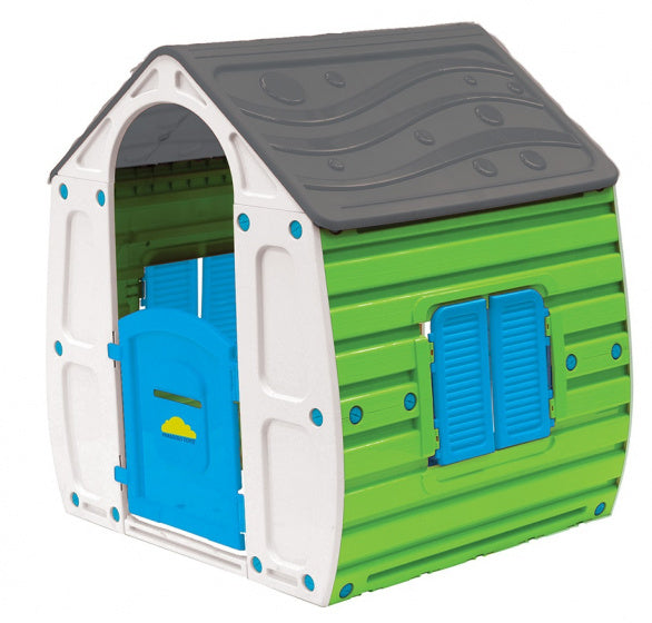 Paradiso toys Playhouse Summer 102 x 90 cm green gray blue