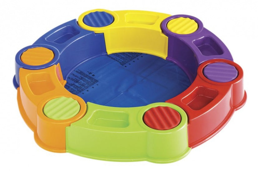Giocattoli paradiso colombus sandbox con compartimenti d'acqua 141 cm