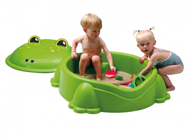 Paradiso toys Sandbox frog 84 x 92 cm green 2-piece