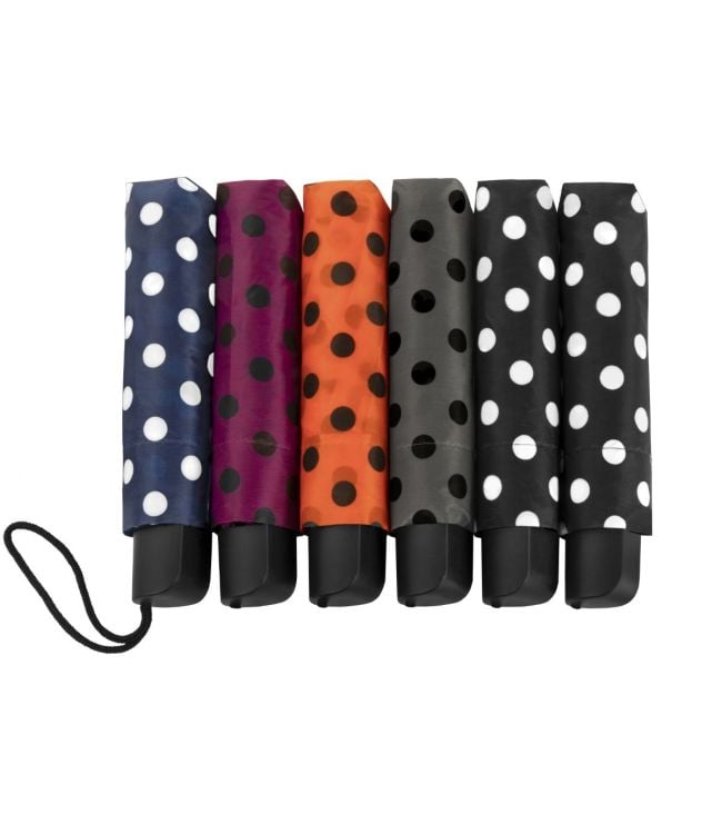Falconetti umbrella foldable mini size dots assorted
