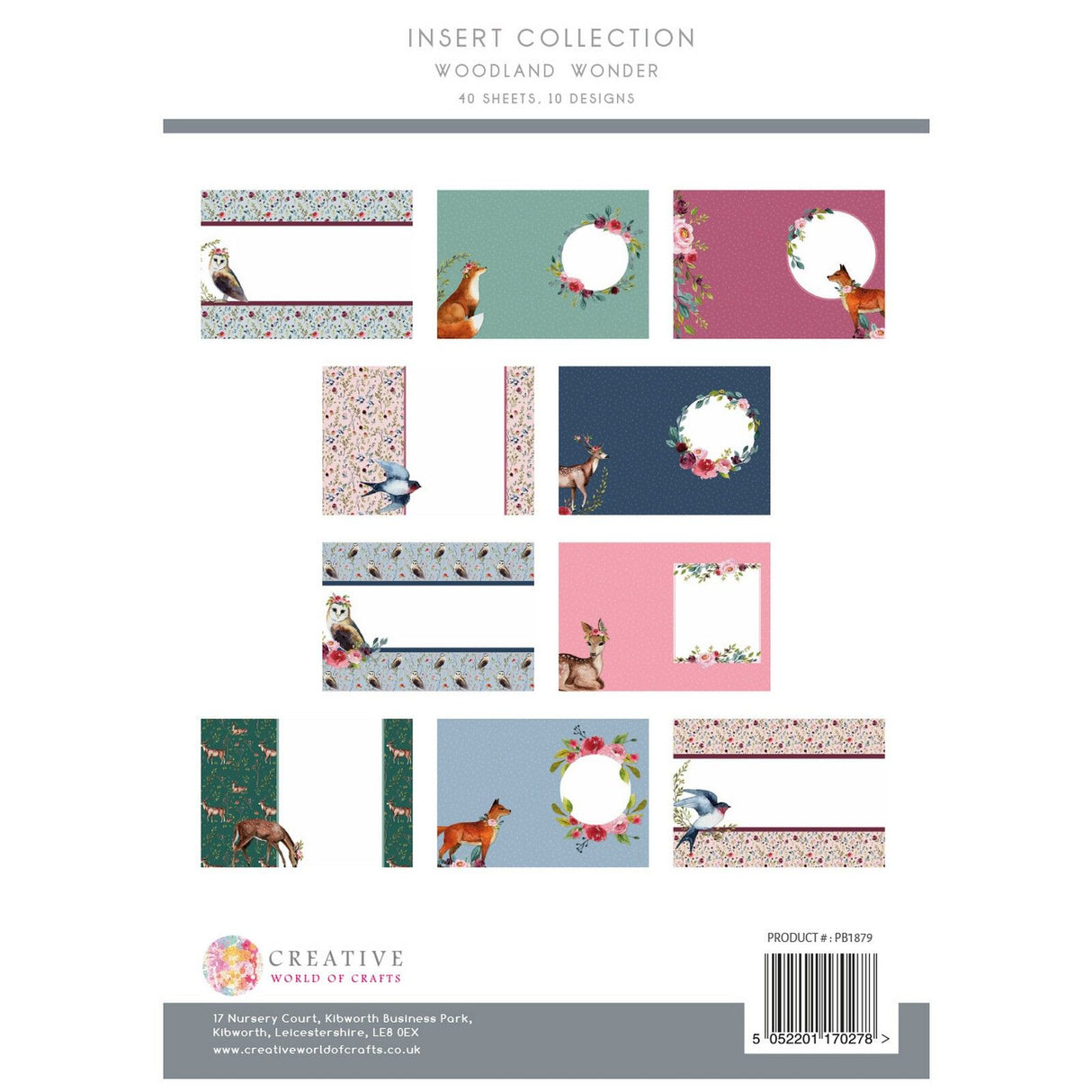 The paper boutique • woodland wonder insert collection