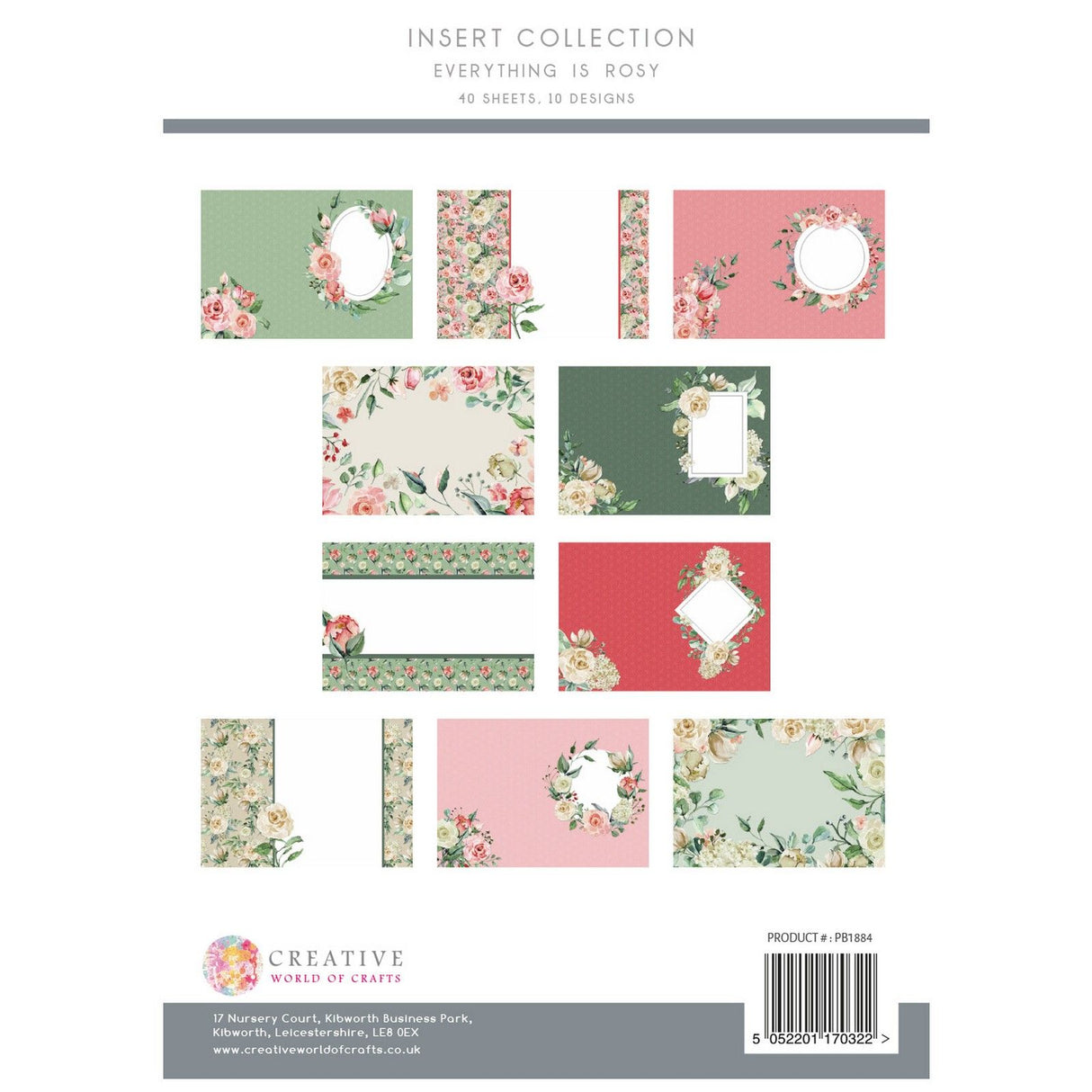 The paper boutique • everything is rosy insert collection