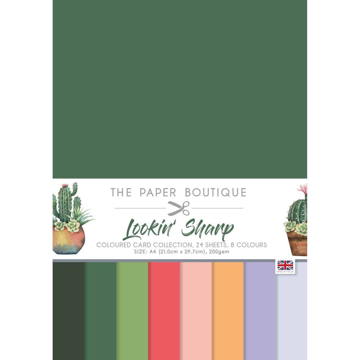 The paper boutique • lookin sharp colour card collection