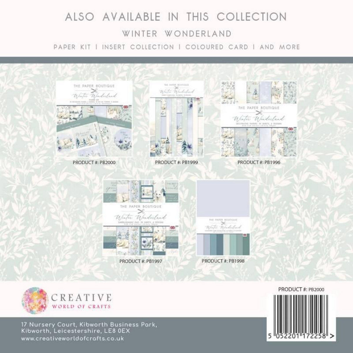 The paper boutique • winter wonderland paper kit