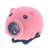 Pexkids bicycle horn pig with LED lamp USB pink