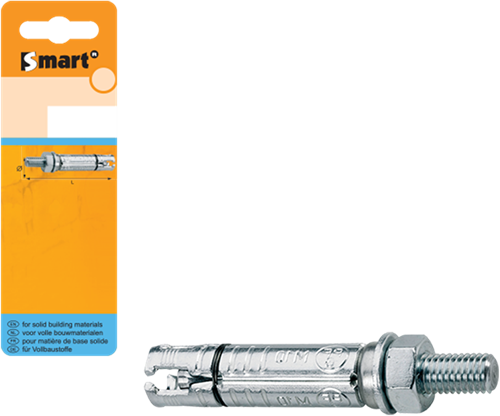 Pgb-europe smart | keilbout pfg sb +ankerstang m8x45x100 zn | 2 st sm000k001080100h