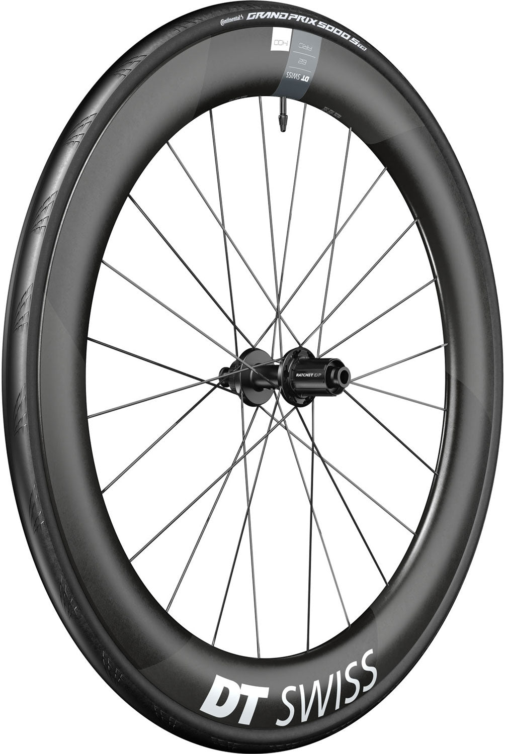Dt swiss arc 1400 dicut® wts carbon 50 disc cl shimano hg rear wheel