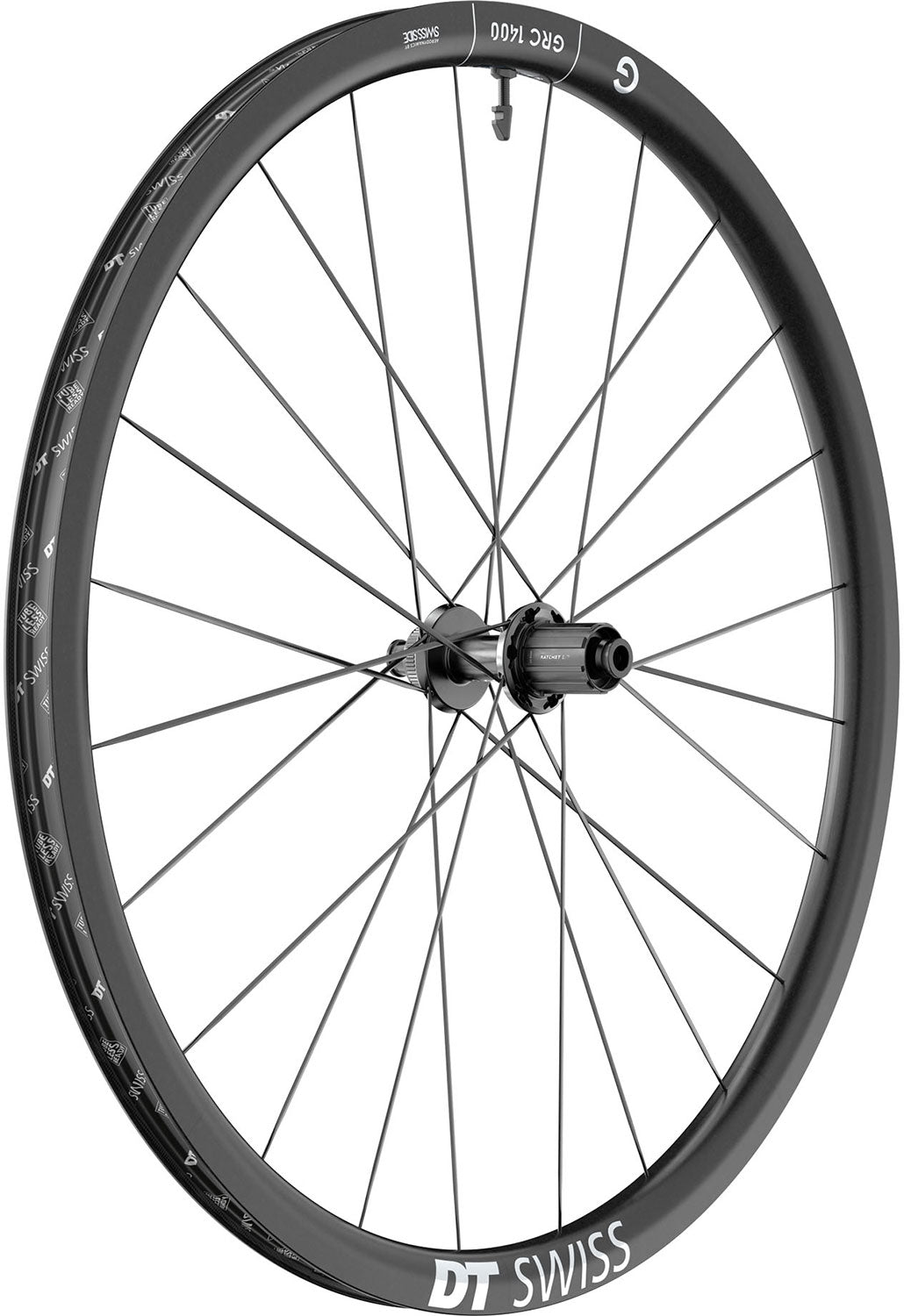 Dt swiss grc 1400 dicut® 30 28 cl shimano hg rear wheel