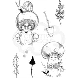 Pink ink designs • clear stempel set a6