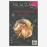 Pink ink designs • clear stamp set andy warthog 20,32x15,24cm