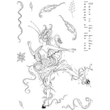 Pink ink designs • mythical series clear stamp set clara