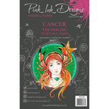 Pink ink designs • astrology series clear stempels cancer the psychic