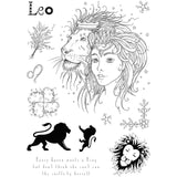 Pink ink designs • astrology series clear stempels leo 'the bold one'