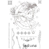 Pink ink designs • astrology series clear stamp set sagittarius