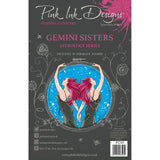 Pink ink designs • astrology series clear stamp set gemini sisters