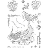 Pink ink designs • mythical series clear stamp set mira