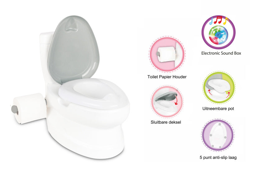 Pilsan pädagogischer Plaspot weiß grau