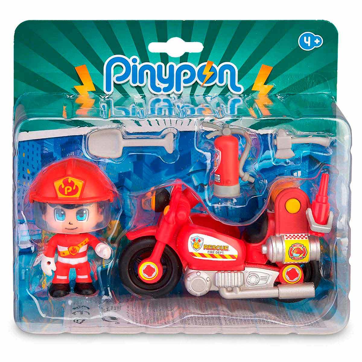 Famosa Pinypon Fire Brigade Motor con bombero