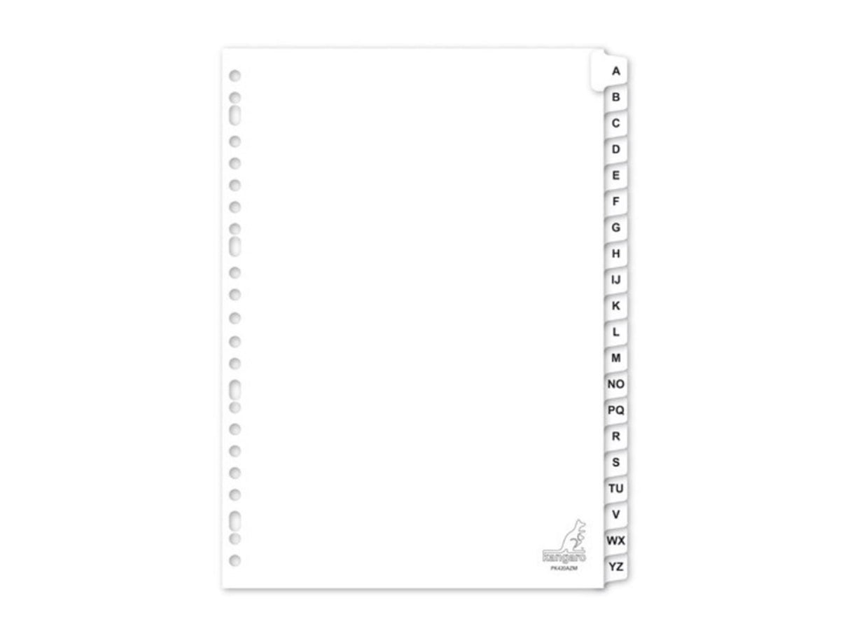 Kangaro tabbladen a4 23 rings a-z karton