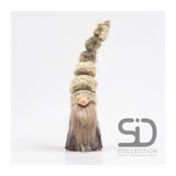 Season inspired decoration beeld kerstkabouter toby m led 7x7x26cm