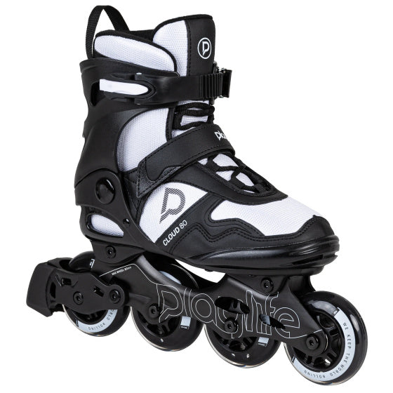 Playlife Cloud Fitness Inline Skates 82A sort hvid størrelse 42