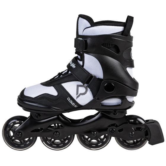 Playlife Cloud Fitness Inline Skates 82A Schwarze Weiß Größe 38