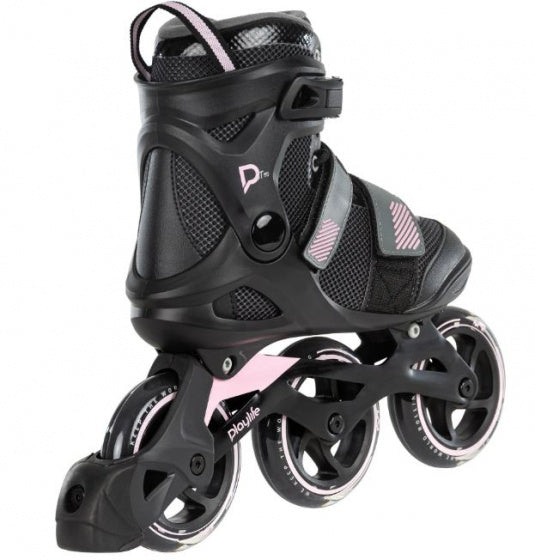 Playlife Fitness gt 110 inline Skates 80a schwaarze rosa Gréisst 37