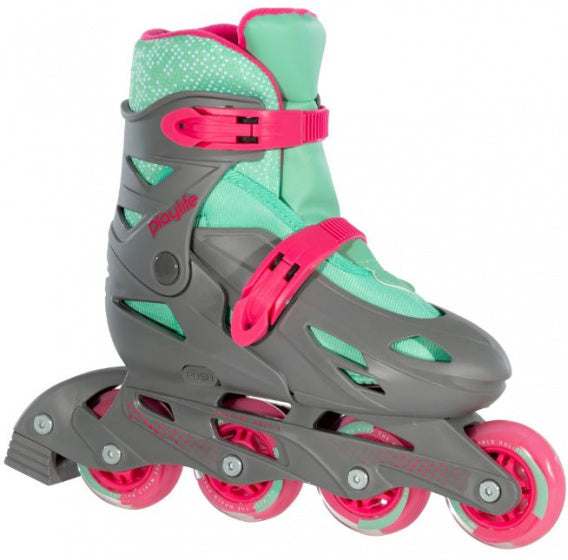 Playlife Inline Skates Riddler Hardboot 82A Grau Größe 35-38