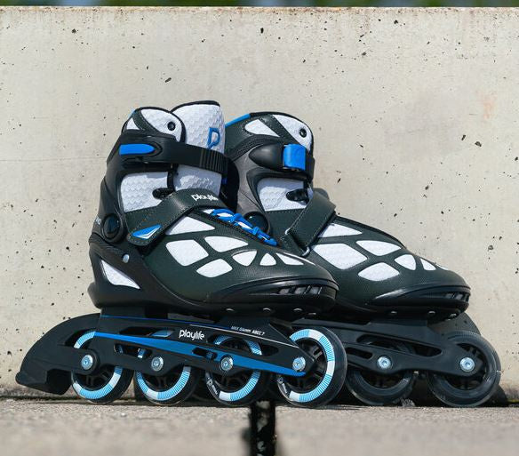 Playlife inline Skates Black 80 Softboot 82a Black Gréisst 45